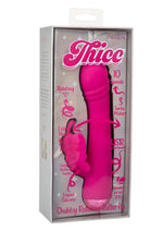 Load image into Gallery viewer, Thicc Chubby Rotating Rechargeable Silicone Butterfly Vibrator - Purple
