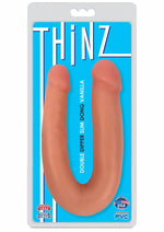 Load image into Gallery viewer, Thinz Double Dipper Slim Double Dong - Vanilla
