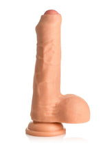 Load image into Gallery viewer, Thinz Uncut Dildo with Balls - Vanilla - 7in
