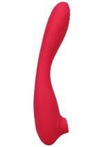 Load image into Gallery viewer, This Product Sucks Bendable Wand Rechargeable Silicone Vibrator - Pink
