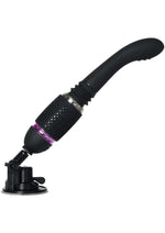 Load image into Gallery viewer, Thrust and Go Silicone Rechargeable Mini Vibrator - Black