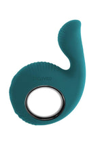 Load image into Gallery viewer, Thumbs Up Rechargeable Silicone Vibrator - Green
