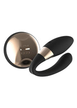 Load image into Gallery viewer, Tiani Duo Silicone Rechargeable Couples Vibrator with Remote Control - Black
