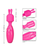 Load image into Gallery viewer, Tiny Teasers Bunny USB Rechargeable Mini Vibrator Silicone Rabbit Head Waterproof
