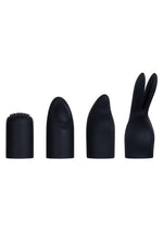 Load image into Gallery viewer, Tiny Treasures Silicone Rechargeable Vibrator with Multiple Attachments