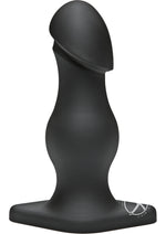 Load image into Gallery viewer, Titanmen The Rumpy Smooth Cushioned Anal Plug - Black