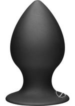 Load image into Gallery viewer, Tom Of Finland Anal Plug Large Silicone - Black - Large