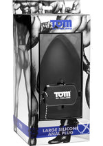 Load image into Gallery viewer, Tom Of Finland Anal Plug Large Silicone - Black - Large