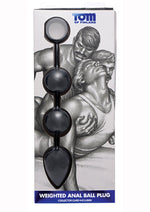 Load image into Gallery viewer, Tom Of Finland Weighted Anal Ball Beads - Black - Large