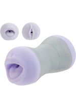 Load image into Gallery viewer, Travel Gripper Dual Density Stroker - Mouth and Pussy - Purple
