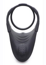 Load image into Gallery viewer, Trinity Men 10x Rechargeable Silicone Cock Ring with Vibrating Taint Stimulator
