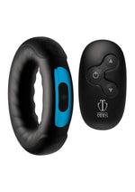 Load image into Gallery viewer, Trinity Men Remote Control 7x Rechargeable Silicone Cock Ring - Black
