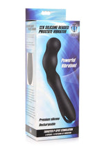 Load image into Gallery viewer, Trinity Men Rechargeable Silicone Beaded Prostate Vibrator - Black
