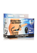 Load image into Gallery viewer, Trinity Men Vibrating Rechargeable Silicone Cock Ring and Anal Stimulator - Black
