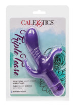 Load image into Gallery viewer, Triple Tease Vibrator - Purple
