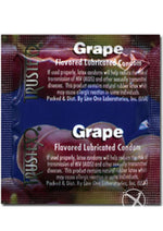 Load image into Gallery viewer, Trustex Lubricated Reservoir Tip Flavored Latex Condom Grape - 3 Per Box

