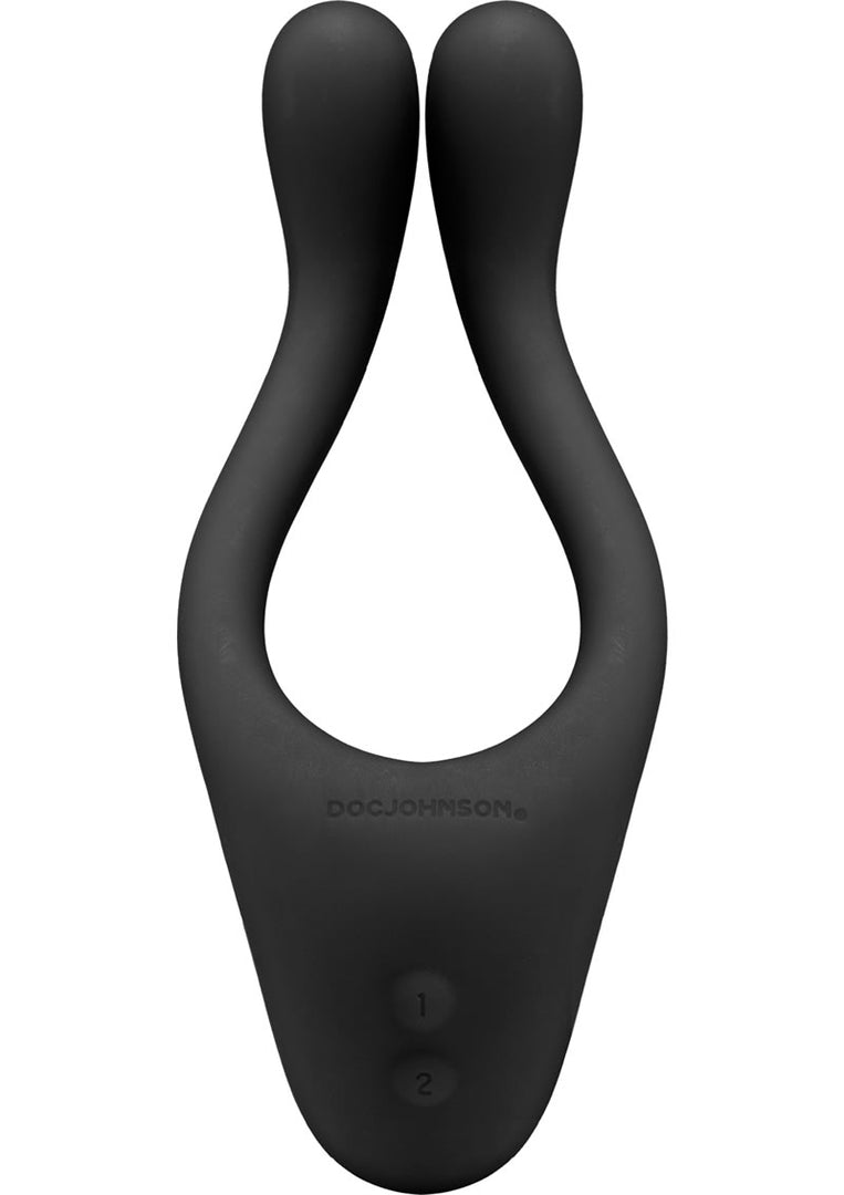 Tryst Rechargeable Multi Erogenous Zone Silicone Massager Waterproof - Black