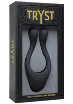 Load image into Gallery viewer, Tryst Rechargeable Multi Erogenous Zone Silicone Massager Waterproof - Black
