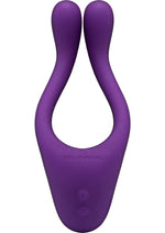 Load image into Gallery viewer, Tryst Rechargeable Multi Erogenous Zone Silicone Massager Waterproof - Purple

