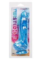 Load image into Gallery viewer, Twisted Love Twisted Dong Silicone Bendable Dildo - Blue
