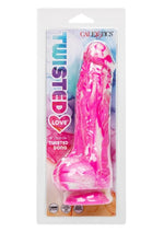 Load image into Gallery viewer, Twisted Love Twisted Dong Silicone Bendable Dildo - Pink
