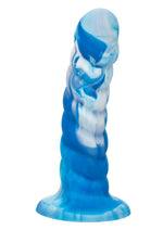 Load image into Gallery viewer, Twisted Love Twisted Ribbed Probe Silicone Anal Probe - Blue
