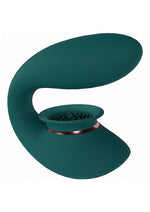 Load image into Gallery viewer, Twitch 3 Silicone Rechargeable Suction and Tongue Vibrator - Forest - Green
