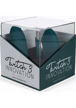 Load image into Gallery viewer, Twitch 3 Silicone Rechargeable Suction and Tongue Vibrator - Forest - Green
