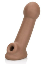 Load image into Gallery viewer, Ultimate Extender Penis Sleeve - Chocolate - 6.25in

