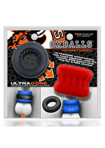 Load image into Gallery viewer, Ultracore Core Ballstretcher with Axis Ring - Red/Red Ice
