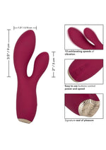 Load image into Gallery viewer, Uncorked Cabernet Silicone Rechargeable Rabbit Vibrator
