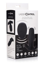 Load image into Gallery viewer, Under Control Rechargeable Silicone Anal Plug with Remote Control
