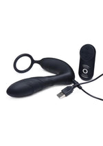 Load image into Gallery viewer, Under Control Rechargeable Silicone Prostate Vibrator and Cock Strap with Remote Control
