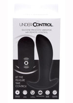 Load image into Gallery viewer, Under Control Rechargeable Silicone Prostate Vibrator with Remote Control - Black
