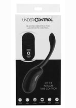 Load image into Gallery viewer, Under Control Rechargeable Silicone Vibrating Pod with Remote Control - Black
