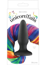 Load image into Gallery viewer, Unicorn Tails Silicone Anal Plug - Multicolor/Rainbow

