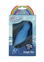 Load image into Gallery viewer, Unihorn Of The Sea Neigh Mo The Narwhal Rechargeable Silicone Vibrator - Blue
