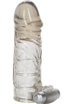 Load image into Gallery viewer, Up Extend It Up Vibrating Extension Sleeve - Smoke - 5in
