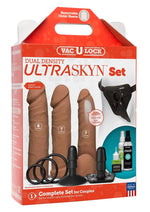 Load image into Gallery viewer, Vac-U-Lock Dual Density Ultraskyn - Brown/Caramel - Set
