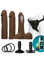 Load image into Gallery viewer, Vac-U-Lock Dual Density Ultraskyn - Black/Chocolate - Set
