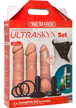 Load image into Gallery viewer, Vac-U-Lock - Dual Density Ultraskyn - Flesh/Vanilla - Set
