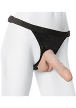 Load image into Gallery viewer, Vac-U-Lock Realistic Cock with Ultra Harness - Vanilla - 7in
