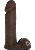 Load image into Gallery viewer, Vac-U-Lock Ultraskyn Dildo - Black - 8in
