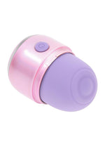 Load image into Gallery viewer, Vacation Vibes Tapping Rechargeable Silicone Discreet Vibrator - Black/Pink

