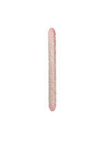 Load image into Gallery viewer, Vanilla Duo Veined Double Dildo
