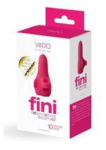 Load image into Gallery viewer, Vedo Fini Rechargeable Silicone Bullet Vibrator - Pink
