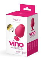 Load image into Gallery viewer, Vedo Vino Silicone Rechargeable Sonic Vibrator - Pink
