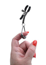 Load image into Gallery viewer, Velvet Noir Tuggable Nipple Clamps
