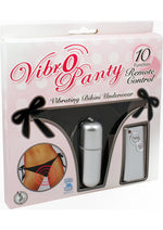 Load image into Gallery viewer, Vibro Panty Vibrating Bikini Remote Control Underwear Panty Vibe - Black - One Size
