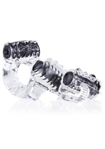 Load image into Gallery viewer, Vibroman Better Sex Kit - Black/Clear - 3 Per Pack
